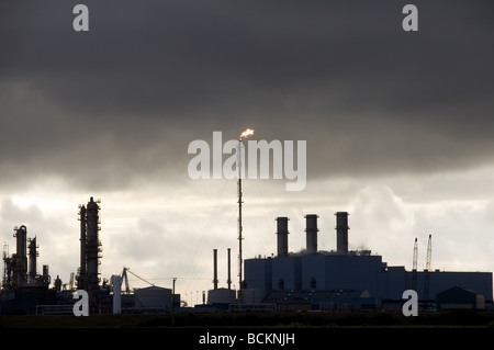 Gas-Kraftwerk, East Yorkshire, UK. Stockfoto