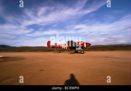 Flugzeug abheben Stockfoto