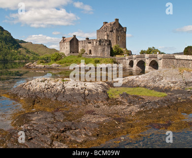 Eilean Donan Castle im Sommer Scotland UK Stockfoto