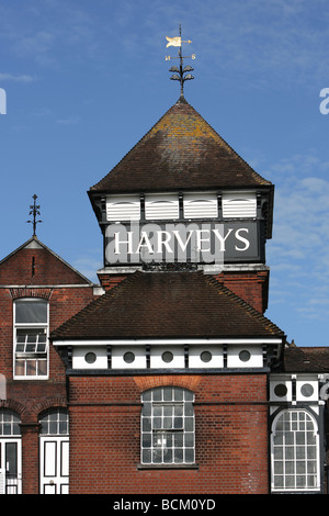 Harvey's Brauerei Anmelden Stockfoto