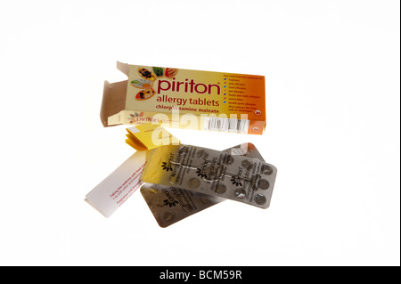 Anti-Histamin für Allergie und Insektenstiche Stockfoto