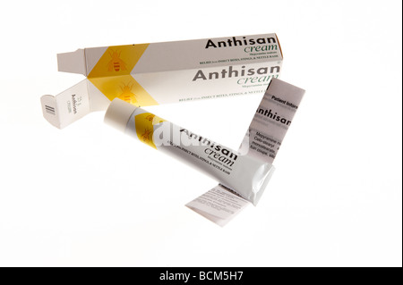 Anti-Histamin für Allergie und Insekt beißt Creme Stockfoto