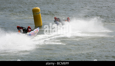 Zapcat Thundercat Motorboot Rennen. Plymouth Sound. Juli 2009 Stockfoto