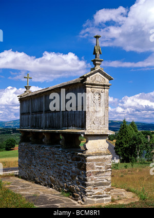 Horreo oder Getreidespeicher Galizien Spanien Stockfoto