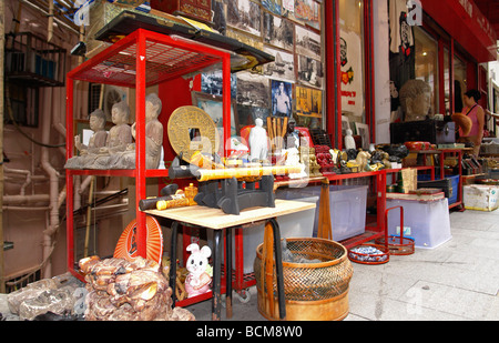 Hollywood-Straße und obere Lascar Rudern Flohmarkt Central Hong Kong China Stockfoto
