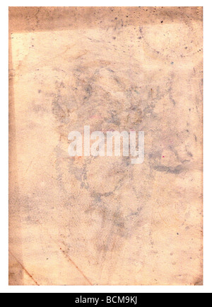 Grunge-Altpapier mit blobs Stockfoto