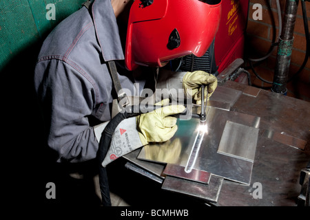 WIG-Schweißen Stockfoto