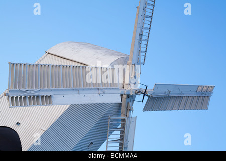 Eine Nahaufnahme von Jill Windmill auf der South Downs, East Sussex Stockfoto