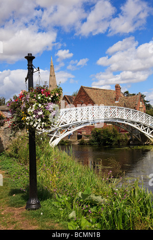 Chinesische Brücke über den Fluss Great Ouse, Godmanchester Huntingdon Stockfoto