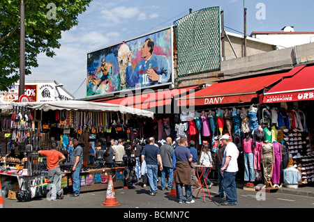 Marche Aux Puces de Saint-Ouen Flohmarkt Paris Stockfoto