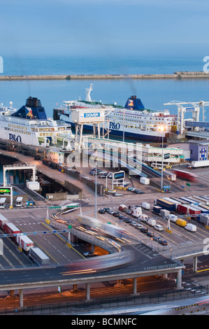 Östlichen Docks und Fähre Hafen Dover Kent UK Stockfoto