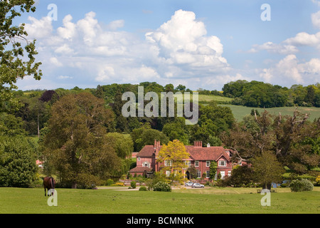 Allgemeine Ansichten Boxted Hall, Boxted in der Nähe von Sudbury, Suffolk Stockfoto