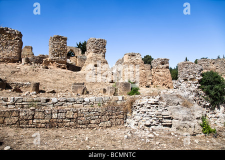 In der Nähe von Tunis war die legendäre Stadt Karthago 814 v. Chr. von den Phöniziern gegründet und im Jahre 146 v. Chr. von den Römern zerstört. Stockfoto