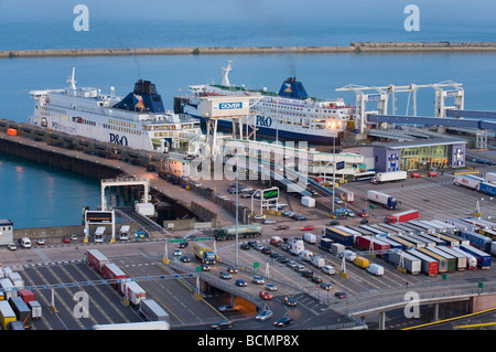 Östlichen Docks und Fähre Hafen Dover Kent UK Stockfoto