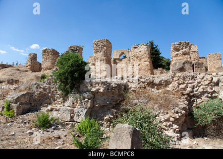 In der Nähe von Tunis war die legendäre Stadt Karthago 814 v. Chr. von den Phöniziern gegründet und im Jahre 146 v. Chr. von den Römern zerstört. Stockfoto