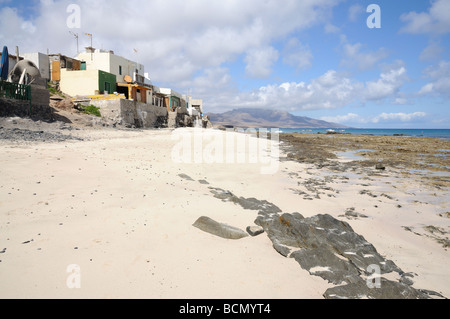 Fischerdorf Puerto De La Cruz, Kanarische Insel Fuerteventura, Spanien Stockfoto