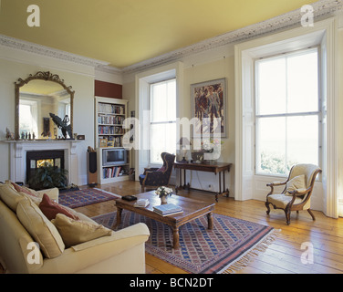 Wohnzimmer im Victorian house Stockfoto