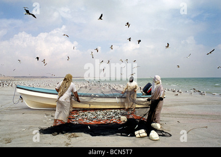 Oman al Khaluf Fischer Stockfoto