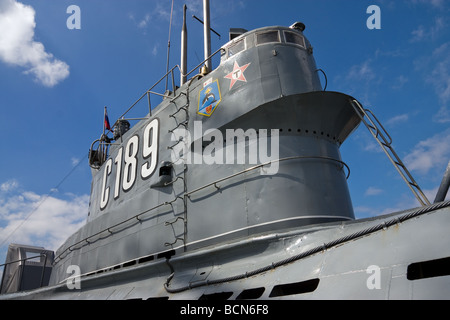 U-Boot-C-189 NATO-Klassifikation russische Diesel nennen Whiskey 215 heute Museum St. Petersburg, Russland Stockfoto