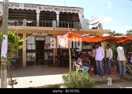 Äthiopien Adua Adwa il Caffè della Battaglia Stockfoto