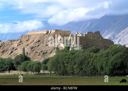 Majestätischen Blick auf Prinzessin Stadt, Taxkorgan Tajik autonome Grafschaft, Kashgar Präfektur Xinjiang Uyghur autonome Region Stockfoto