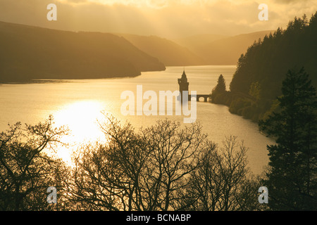 Lake Vyrnwy Powys, Wales Cymru UK Großbritannien GB Großbritannien britische Inseln Stockfoto