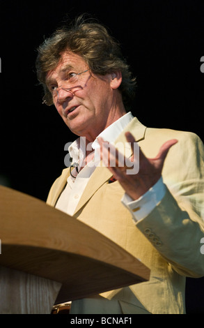 Melvyn Bragg britische Sender und Autor abgebildet Hay Festival 2009 Stockfoto