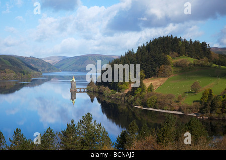 Lake Vyrnwy Powys, Wales UK Großbritannien GB Großbritannien britische Inseln Stockfoto