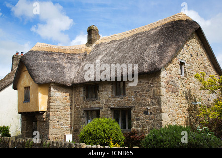 Reetdachhaus Chagford Devon England Stockfoto