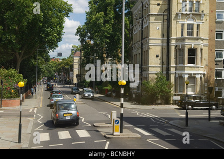 Fulham Road und Elm Park Gardens London England HOMER SYKES Stockfoto