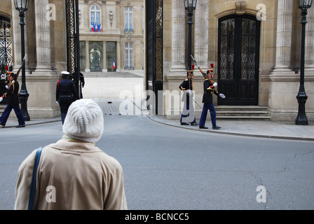 Elysee-Palast, die offizielle Residenz des Präsidenten der französischen Republik, Paris Frankreich Stockfoto