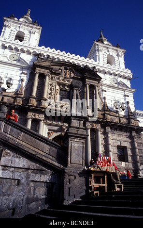 Kathedrale von San Fransisco Plaza Quito Ecuador Stockfoto
