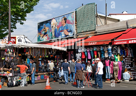 Marche Aux Puces de Saint-Ouen Flohmarkt Paris Stockfoto