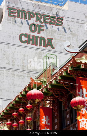 Kaiserin von China, Grant Street, Chinatown, San Francisco, Kalifornien, USA Stockfoto