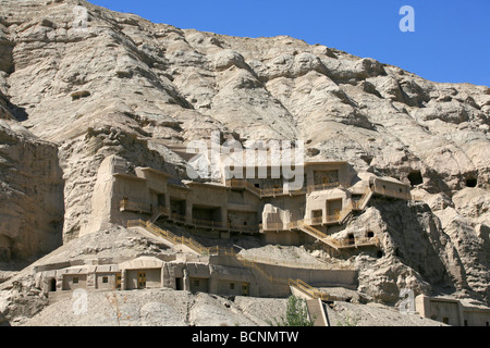 Die Bizaklik Tausend-Buddha-Grotten von Gaochang Ancient City, Präfektur Turpan, Xinjiang Uyghur autonome Region, China Stockfoto