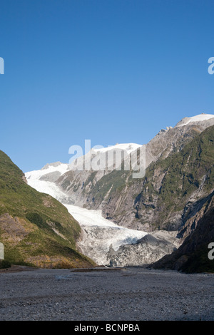 Franz-Josef-Gletscher in der Nordinsel Neuseelands Stockfoto