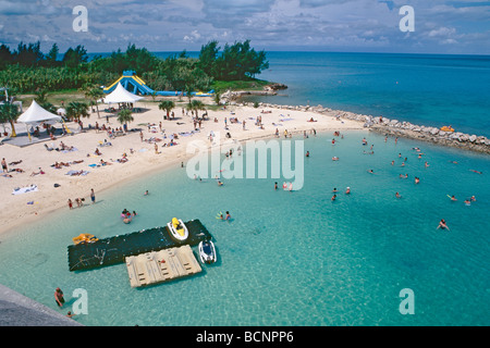 High Angle View of ein Strand, Schnorcheln Park Royal Naval Dockyard, Bermuda Stockfoto
