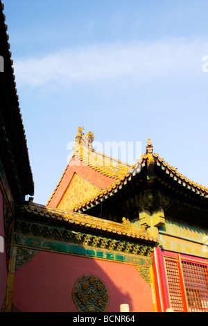 Details der Tor der Himmlischen Reinheit, Verbotene Stadt, Peking, China Stockfoto