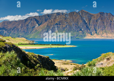 Lake Hawea, Südinsel, Neuseeland Stockfoto