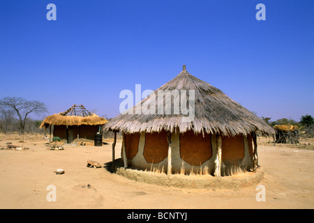 Simbabwe typische Gebäude in Simbabwe Stockfoto