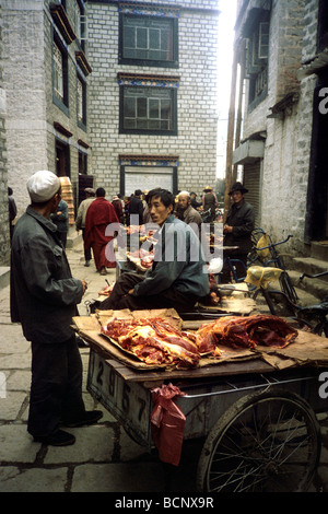 Tibet-Lhasa-Alltag Stockfoto