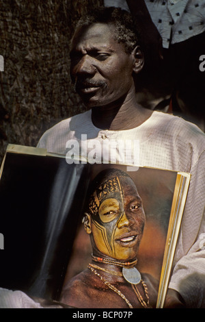 Sudan Nuba Menschen Stockfoto