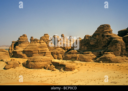 Saudi Arabien-Nefud-Wüste Stockfoto