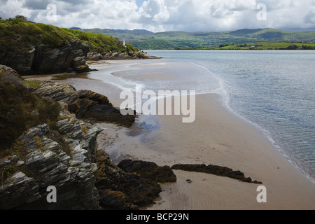 Strand von Portmeirion, Snowdonia, Gwynedd, Wales Stockfoto