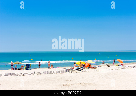 am Strand Les Saintes Maries De La Mer-Camargue-Provence-Frankreich Stockfoto