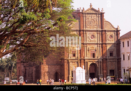 Basilika Bom Jesus Alt Goa Goa Indien Stockfoto