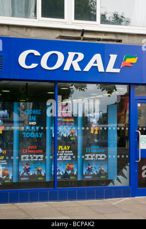 Coral Bookmakers Gebäude Stockfoto