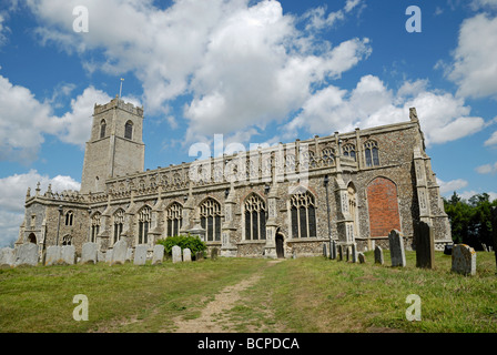 Die Heilige Dreifaltigkeit Kirche, Blythburgh, Suffolk, England. Stockfoto