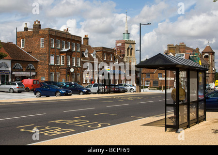 Baldock Town Center High Street Hertfordshire England uk gb Stockfoto