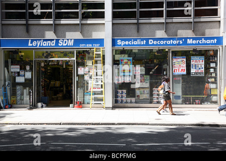 Zweig der Leyland SDM-Baumärkte, London Stockfoto